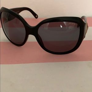 Versace Polarized Women’s Black Sunglasses
